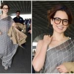 Pics: Kangana Ranaut Looks A Fashion ‘Queen’ In A Gray Sari